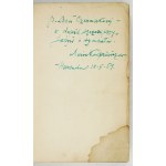 KASPROWICZOWA M. - Journal. Dedication by the author