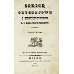 KRASZEWSKI J[ózef] I[gnacy] - Poeta i świat. Powieść [...] we 2 tomach. Wyd. II poprawne. T. 1-2. Wilno 1841....