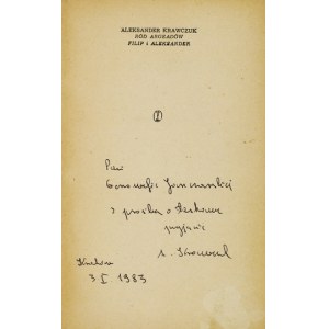 KRAWCZUK A. - The Argead family. Philip and Alexander. 1st ed. Handwritten dedication by the author