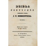 NIEMCEWICZ J. U. - Poetic works in verse and prose. T. 7-8. 1838