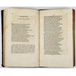 WYSZKOWSKI Michał - Poezye. Wyd. posmrtně. Varšava 1830, A. Gałęzowski &amp; Company. 8, s. [2], XXXII, [4], 181, tabl.....