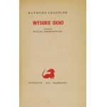 CHANDLER Raymond - Vysoké okno. Přeloženo. W. Niepokólczycki. Varšava 1974, Czytelnik. 16d, s. 266, [6].....