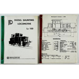 DIESEL Shunting Locomotive Ls 150. Warszawa [b.d.]. Metaex. 8, k. 6. brosz.