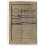 [6 Luftlande-PU³K, 1939]. Passierschein für Quartiermeister Włodzimierz Lemiszko, ausgestellt vom Kommandeur der Hafenabteilung der 6...