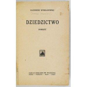 DMOWSKI Roman - Odkaz. 1. vyd. [1931].