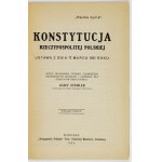 STEMLER Józef - Ústava Poľskej republiky. Zákon zo 17. marca 921. Úvod,...