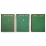 MAO TSE-TUNG - Ausgewählte Werke. T. 1-3. Warschau 1953-1955. Buch und Wissen. 8, S. 423, Tafeln 1; 383; 371. opr....