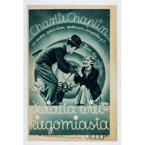 Charlie Chaplin ve svém posledním epochálním díle Světla velkoměsta - program