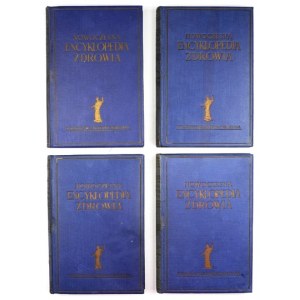 RZĄŚNICKI Adolf - Die moderne Enzyklopädie der Gesundheit. Herausgegeben von ... T. 1-4. Warschau [Kop. 1937-1939]. Verlag Minerwa. 8,...