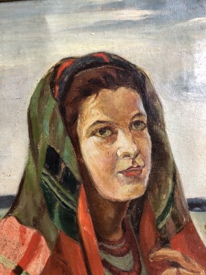Wincenty Wodzinowski, Portret dziewczyny z kwiatkiem