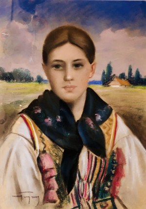 Piotr Gogolewski, Dziewczyna w łowickim stroju