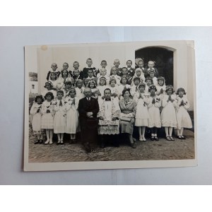 FOTO PRL RZESZOW KINDER ERSTKOMMUNION PRIESTER KIRCHE