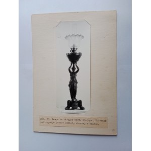 PHOTO PRL KEROSENE LAMP KROSNO RZESZOW