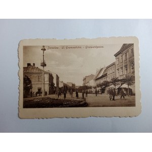 POSTCARD JAROSLAW GRUNWALDZKA STREET PRE-WAR 1915
