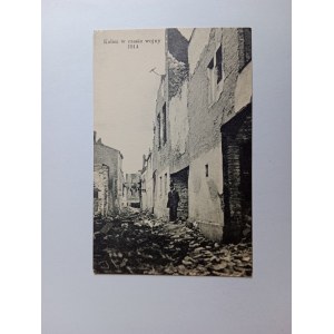 POSTKARTE KALISZ WÄHREND DES KRIEGES 1914