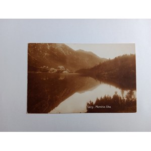 POCZTÓWKA TATRY MORSKIE OKO PRZEDWOJENNA 1926 R