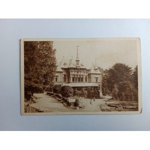 POSTCARD SZCZAWNICA THEATER AND READING ROOM PRE-WAR 1929
