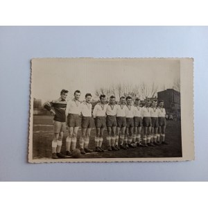 PHOTO KOLEJARZ DĄBROWA GÓRNICZA SOCCER CLUB SPORTS MATCH 1950
