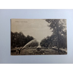 POSTKARTE STADTPARK TORUN VORKRIEGSZEIT