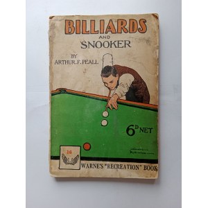 ARTHUR F. PEALL, BILIARD A SNOOKER, BILIARD A SNOOKER