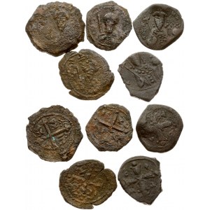 Byzantine Nummus ND Lot of 5 Coins