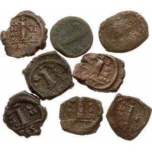 Byzantine 10 Nummi ND Lot of 8 Coins