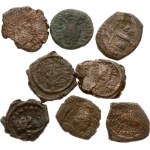 Byzantine 10 Nummi ND Lot of 8 Coins