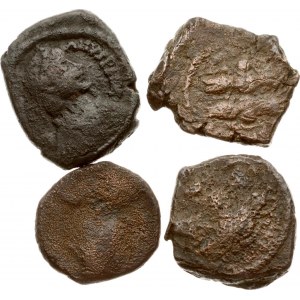 Byzantine 8 - 20 Nummi ND Lot of 4 Coins