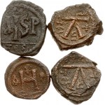 Byzantine 8 - 20 Nummi ND Lot of 4 Coins