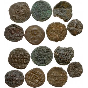 Byzantine Follis ND Lot of 7 Coins