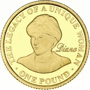 Alderney 1 Pound 2007 Princess Diana