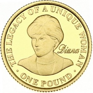 Alderney 1 Pound 2007 Princess Diana