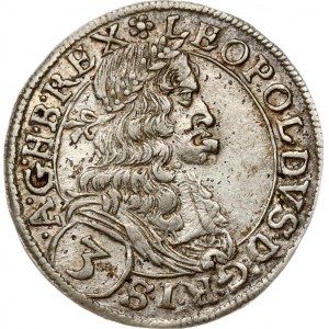 Austria 3 Kreuzer 1668 Vienna