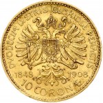 Austria 10 Corona 1908 60 Years of Reign