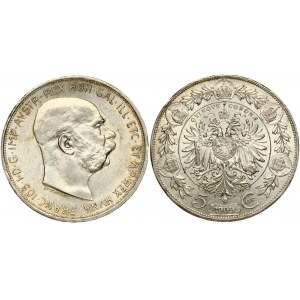 Austria 5 Corona 1909