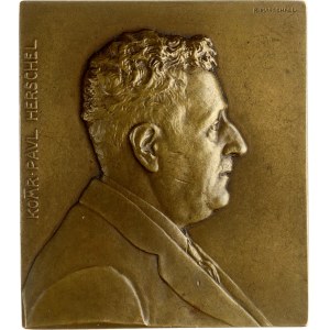 Plaquette 1928 Paul Herschell