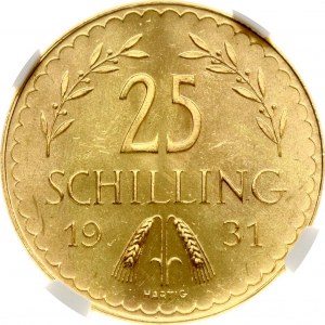Austria 25 Schilling 1931 NGC MS 65