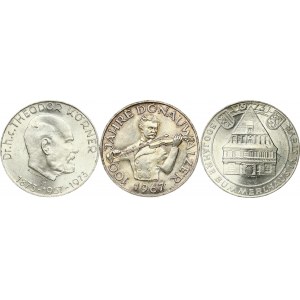Austria 50 Schilling (1967-1973) Commemorative issue Lot of 3 Coins