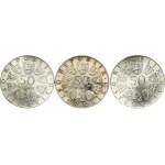 Austria 50 Schilling (1967-1973) Commemorative issue Lot of 3 Coins