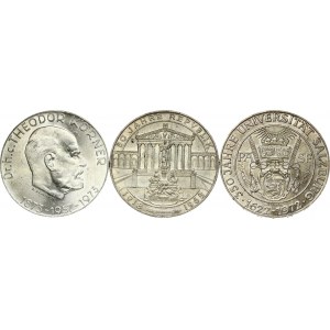 Austria 50 Schilling (1968-1973) Commemorative issue Lot of 3 Coins