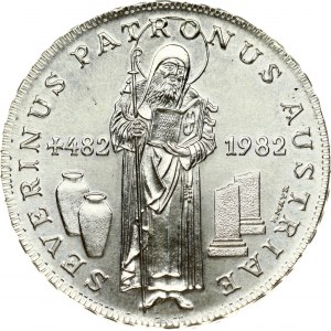 Austria 500 Schilling 1982 1500th Anniversary of Death of St Severin