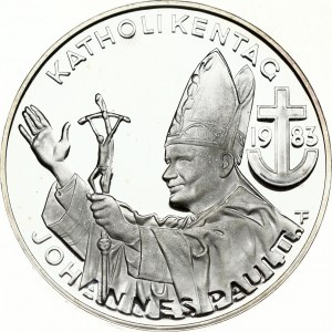 Austria 500 Schilling 1983 Catholic Day - Pope's Visit