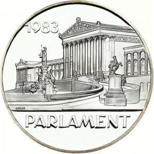 Austria 500 Schilling 1983 Centennial - Parliament Building