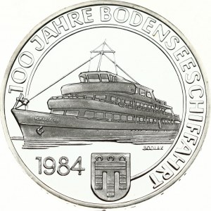 Austria 500 Schilling 1984 100th Anniversary - Commercial Shipping on Lake Constance