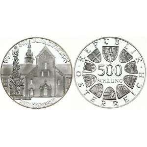 Austria 500 Schilling 1987 800th Anniversary - Holy Cross Church