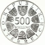 Austria 500 Schilling 1987 800th Anniversary - Holy Cross Church