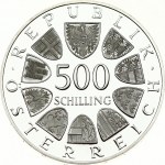 Austria 500 Schilling 1988 100th Anniversary - Victor Adler and Christian Socialist Party