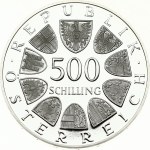 Austria 500 Schilling 1988 100th Anniversary - Victor Adler and Christian Socialist Party