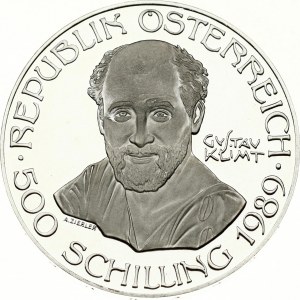 Austria 500 Schilling 1989 Gustav Klimt