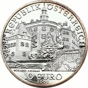 Austria 10 Euro 2002 Ambras Palace